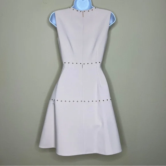 KATE SPADE Baja Bound Studded Crepe Dress in Rose Dew - NJMU7680- Sz 0 - Picture 8 of 12